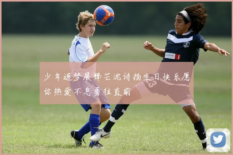 少年逐梦展锋芒沈诗扬生日快乐愿你热爱不息勇往直前